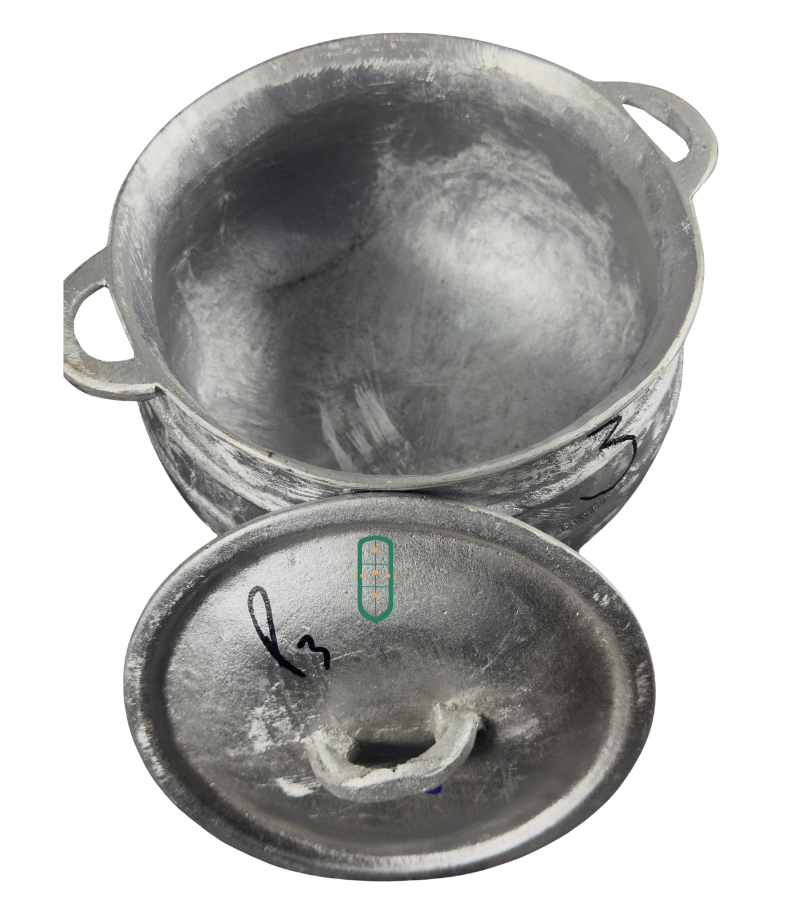 Cast Aluminium Cooking Pot – Size 3 | Juakali Made in Kenya