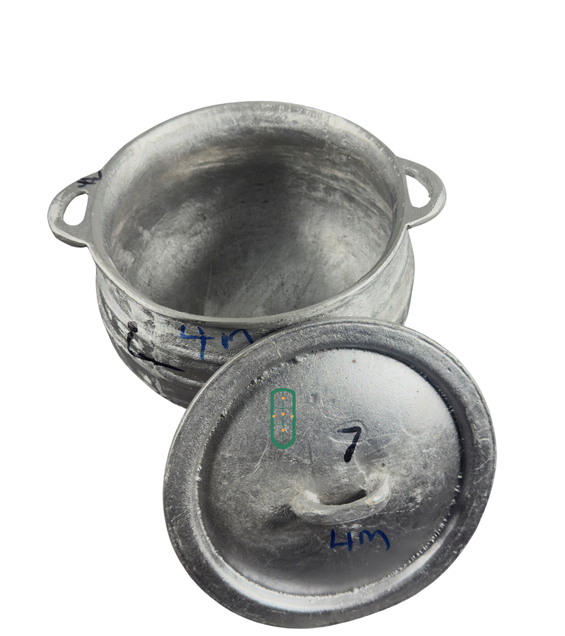 Cast Aluminium Cooking Pot – Size 4 | Juakali Made in Kenya