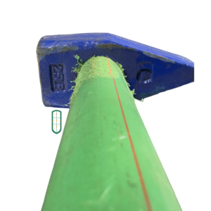 2.5LB mason hammer head showing weight marking and green fibreglass handle, construction tool Kenya